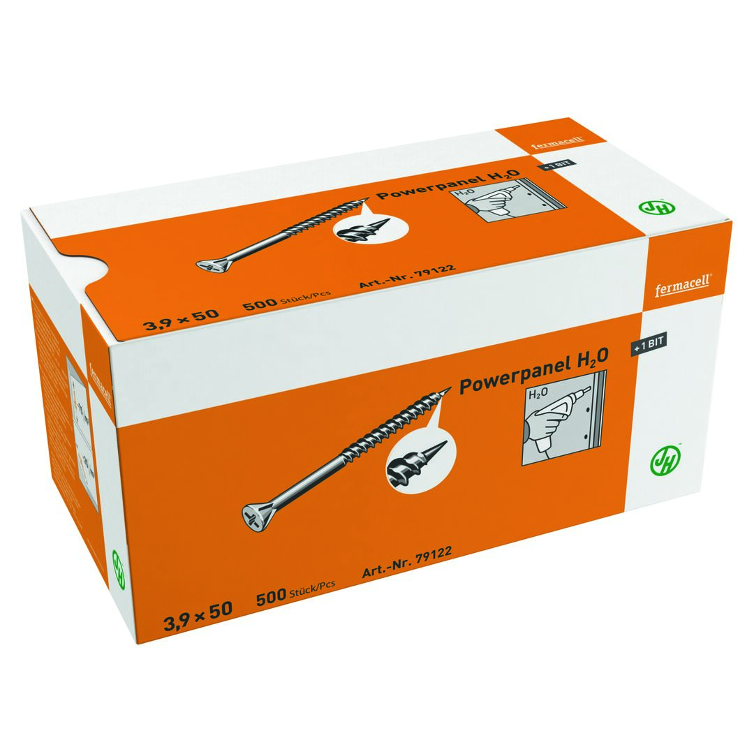 Fermacell PowerPanel H2O schroeven 3.9x50mm 500st